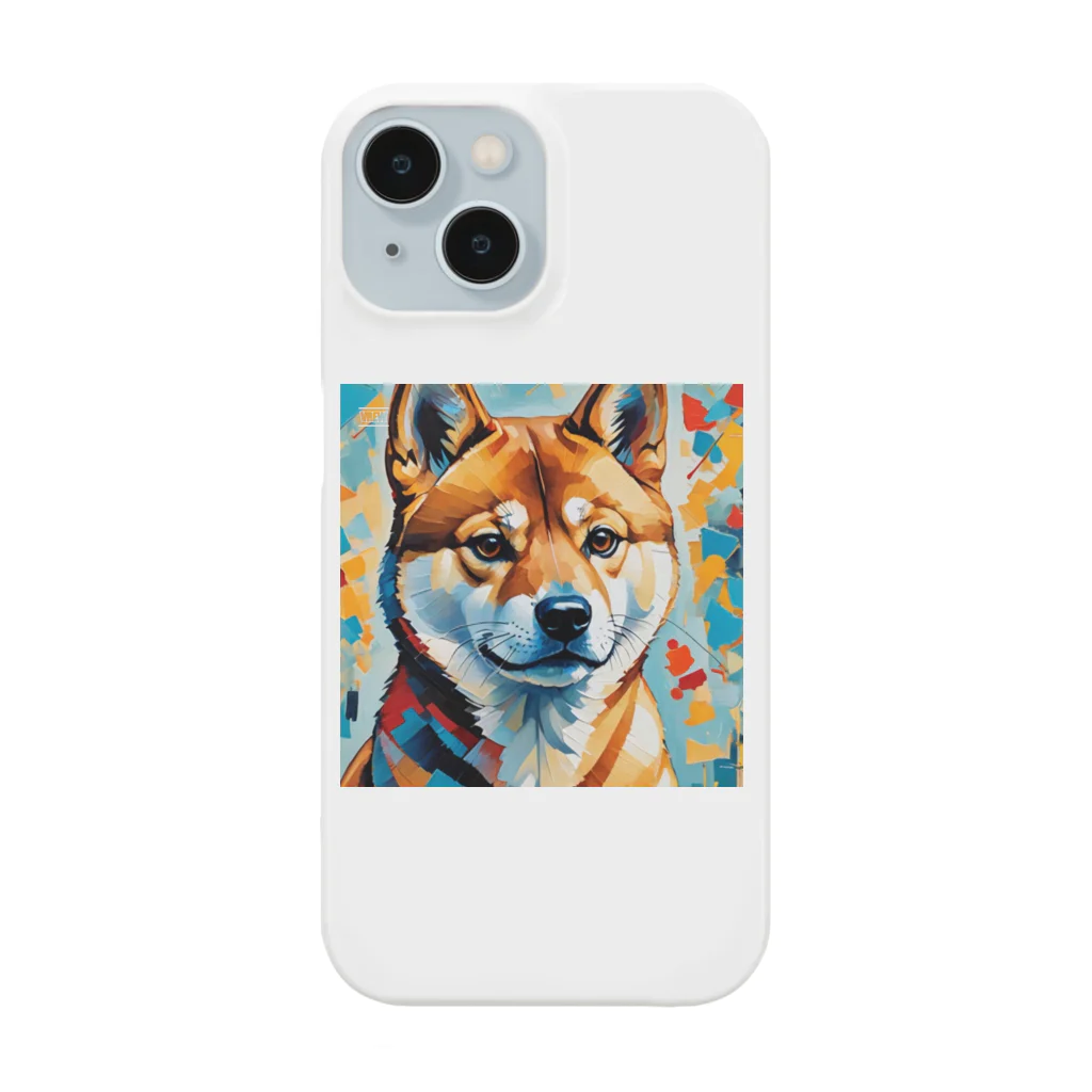 KAPPA TRAVEL GOの柴犬の幾何学 Smartphone Case