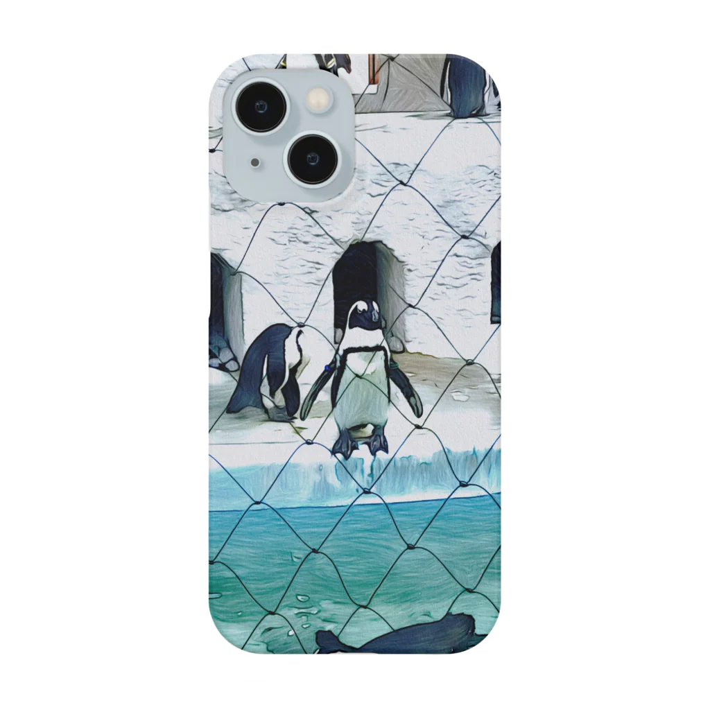 kuro5-67の可愛いペンギン Smartphone Case