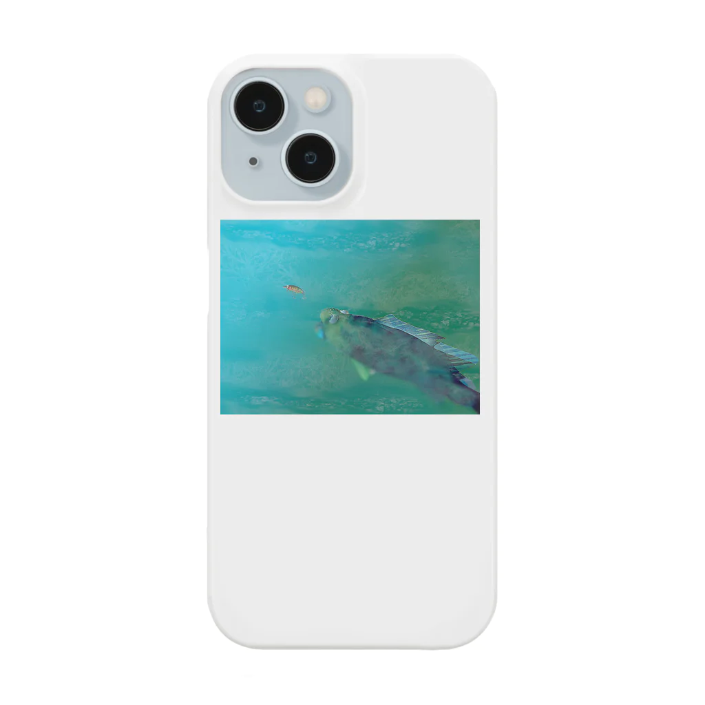 🏝南国の離島に憧れるイラストレーターのルアーを狙う湖上のBASS Smartphone Case
