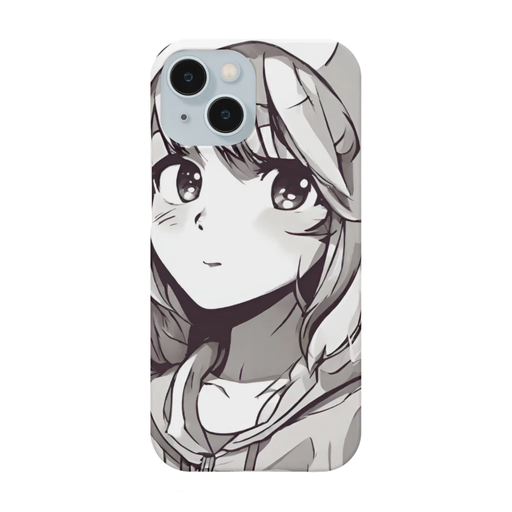 Mahaloのパーカーの女の子 Smartphone Case