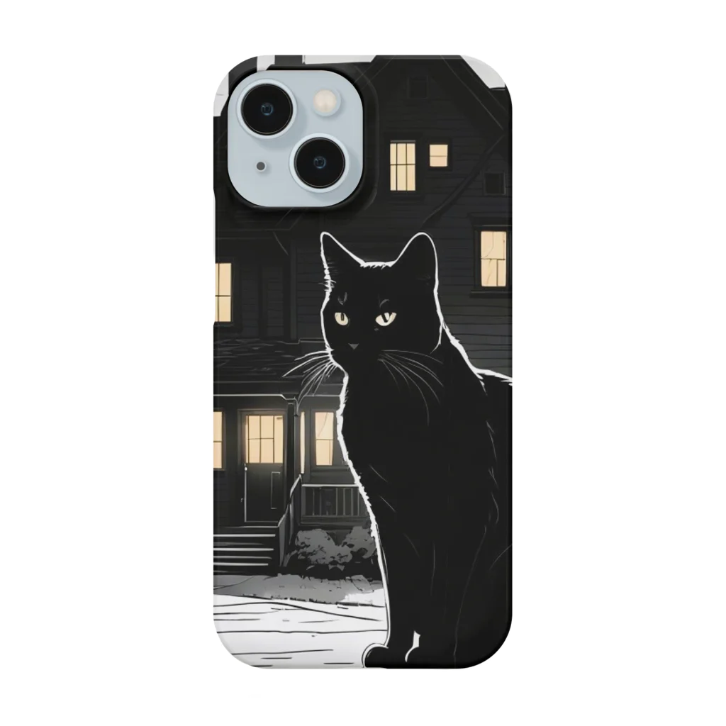 studio eizoの黒猫の思い (=^・^=) Smartphone Case