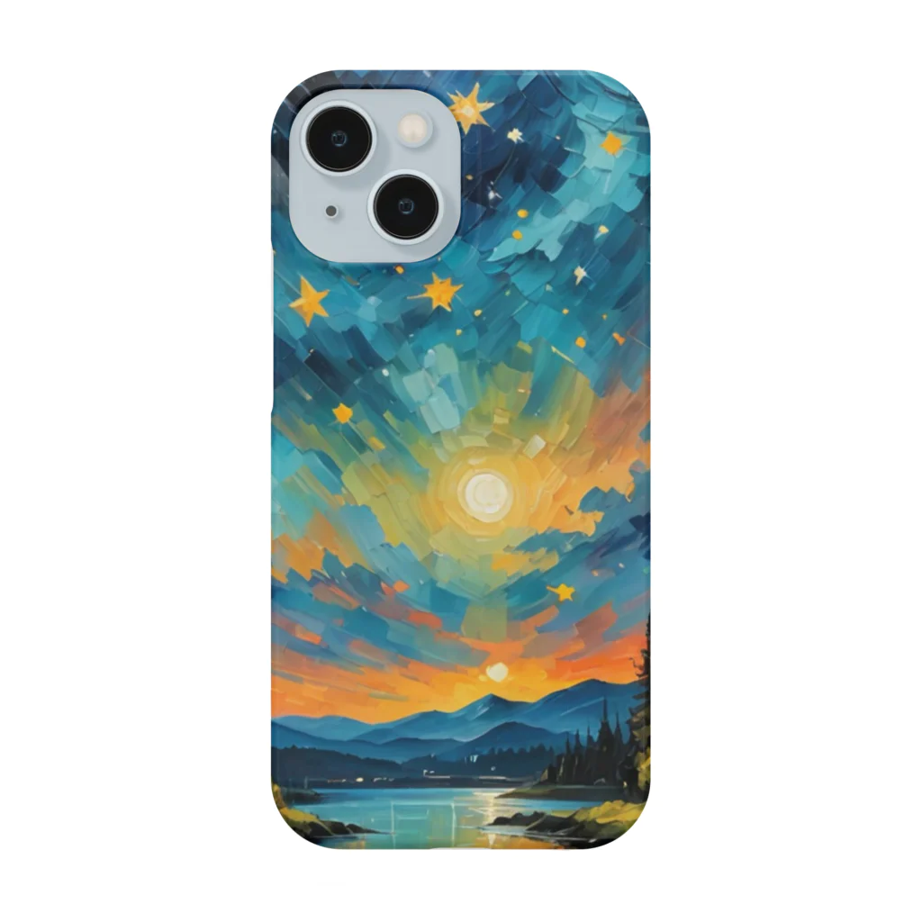 ぼむぼむのMoon and sun Smartphone Case