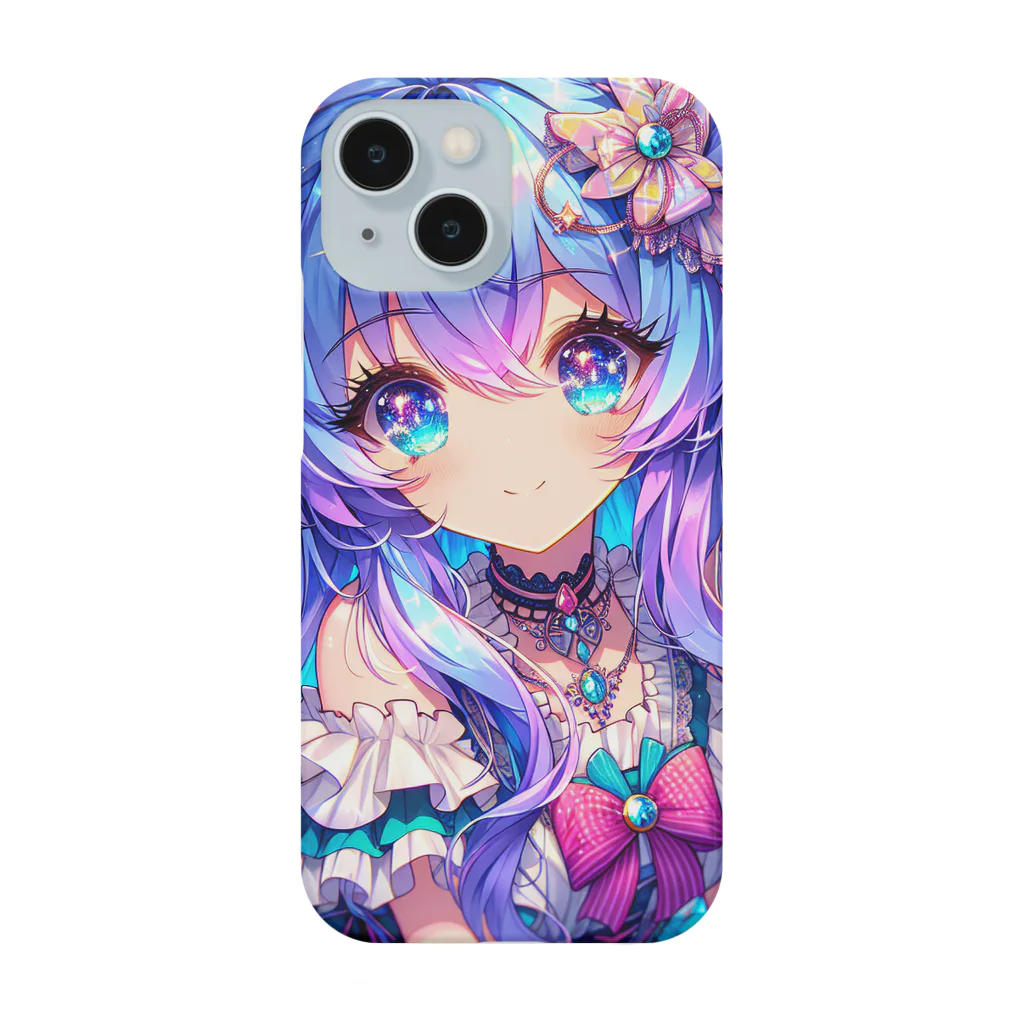 おでけけのおでかけの派手髪女の子 Smartphone Case