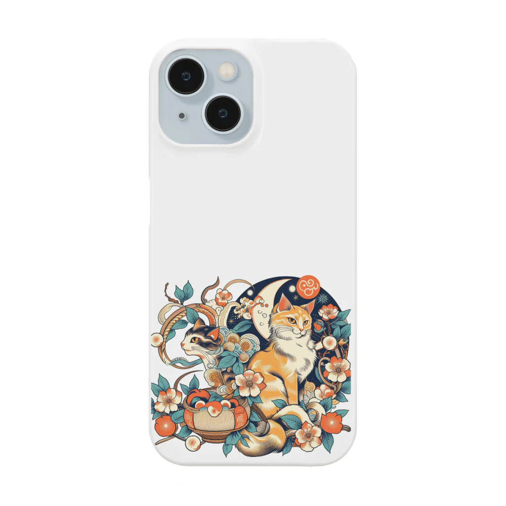 猫LOVE items Noahの猫LOVE items 茶虎と白黒 Smartphone Case