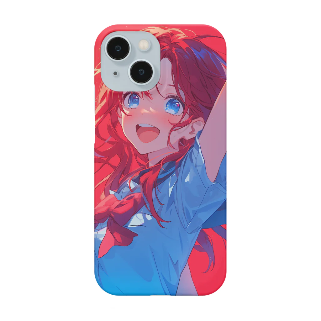 雪見ひよの赤髪の幼馴染系女子 Smartphone Case