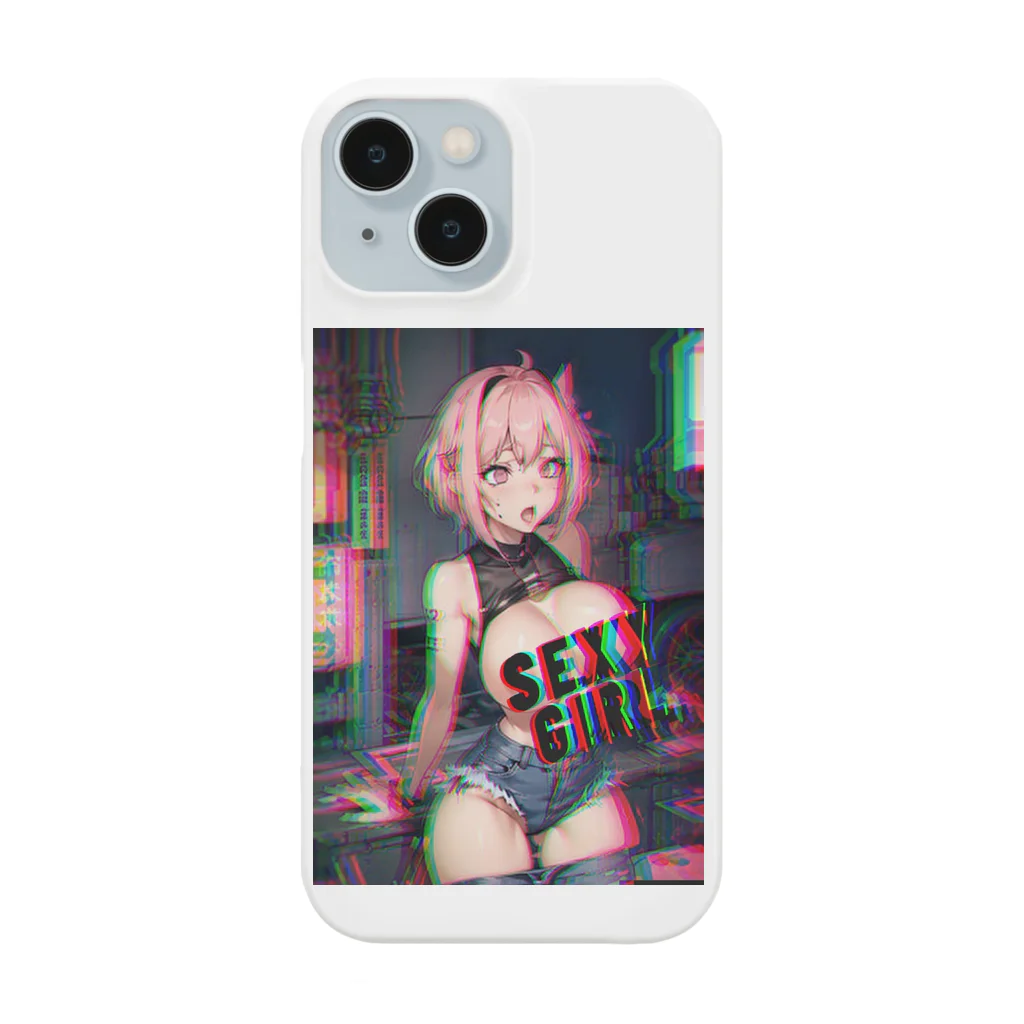 adultistのサイバーピンクセクシーガール Smartphone Case