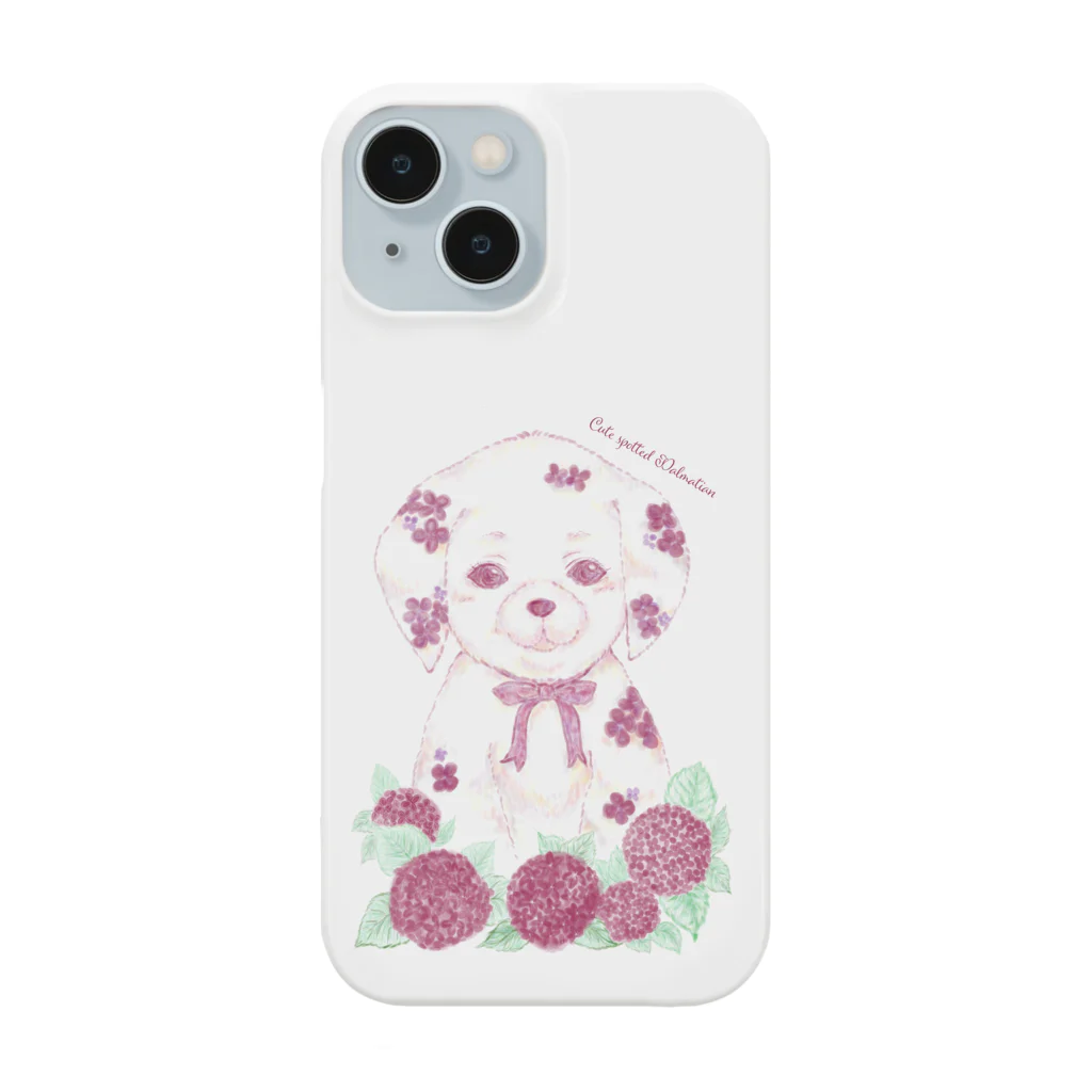 つぴつぴシジュウカラのCute spotted Dalmatian スマホケース