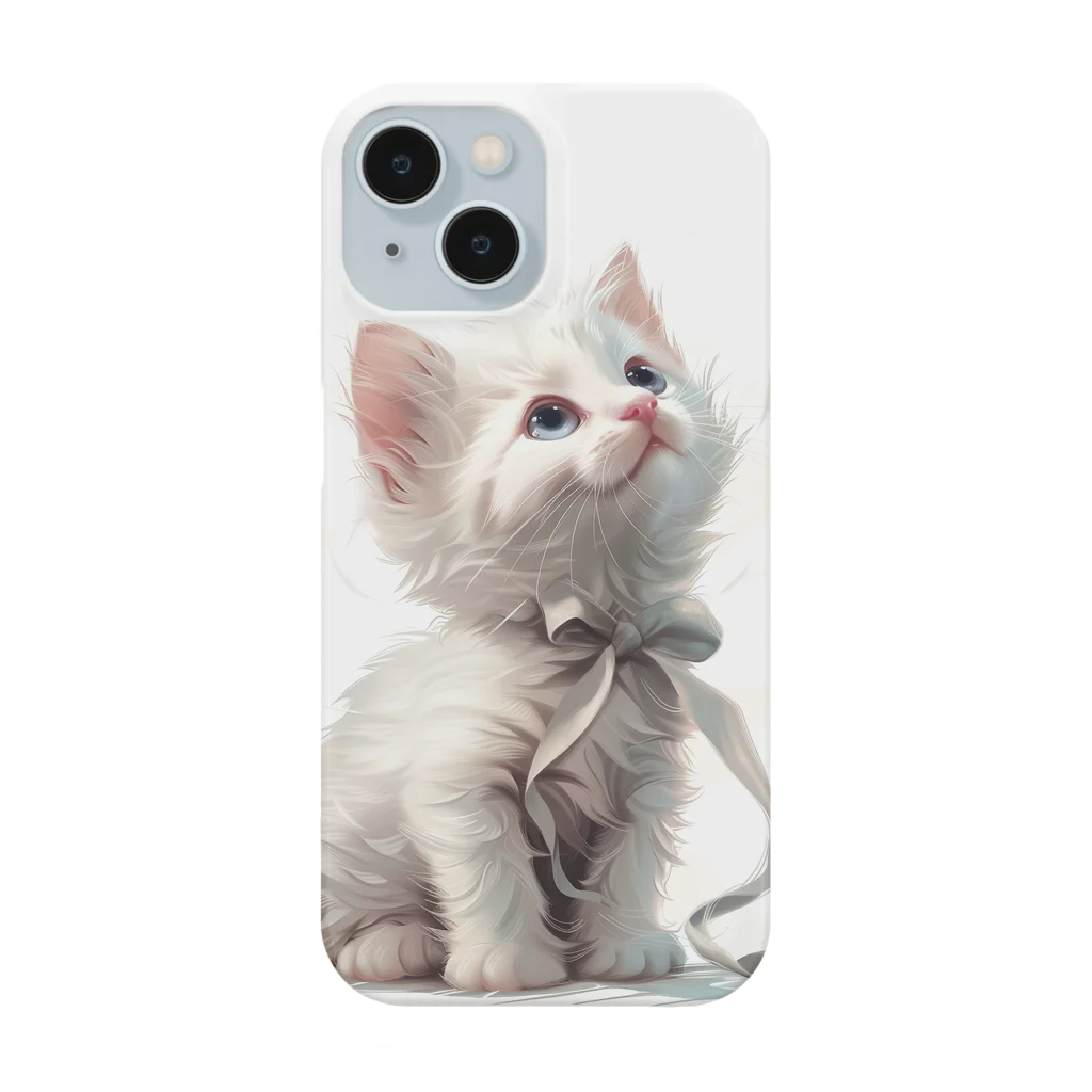 チャーミング・キャット・クローゼットの子猫のしらたまちゃん Smartphone Case