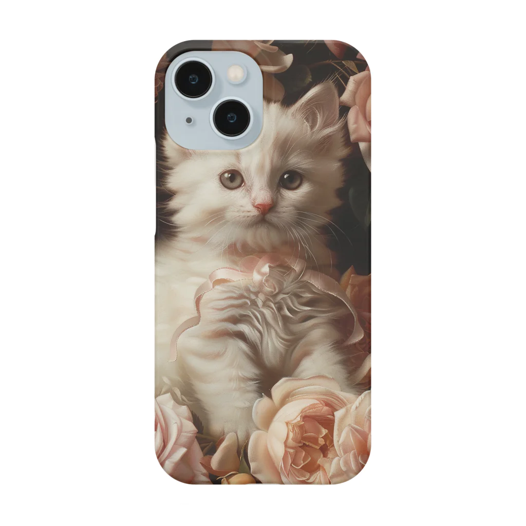 チャーミング・キャット・クローゼットの子猫のしらたまちゃん Smartphone Case