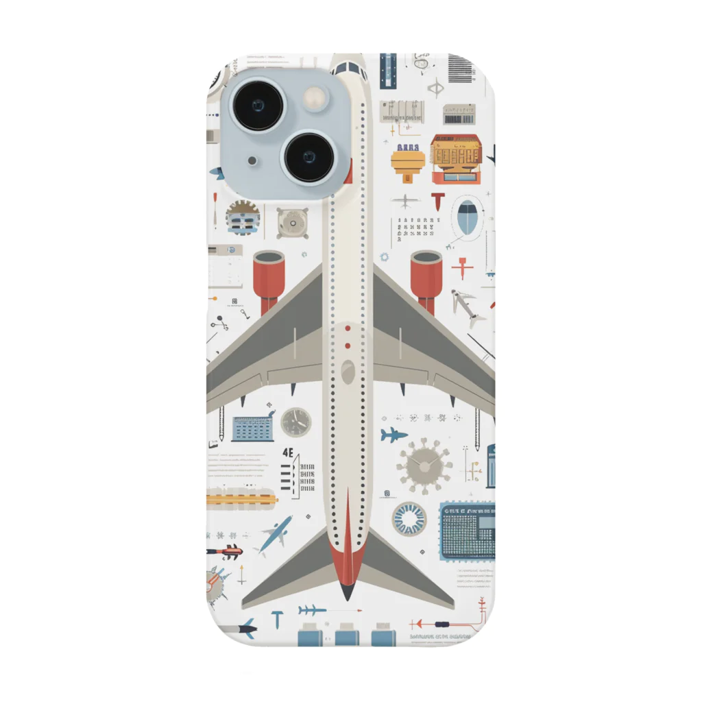 Chi3の航空機の世界：飛行の全てを一望に Smartphone Case