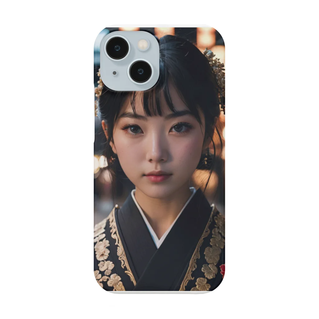 yuyuu_youtubeの着物の少女 Smartphone Case