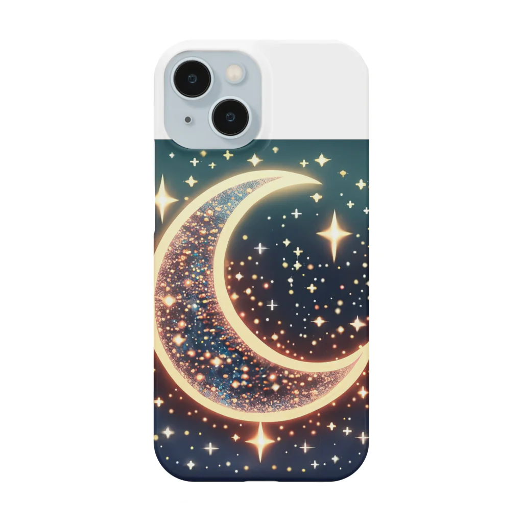moonlightcatのキラキラ輝くお月様 Smartphone Case