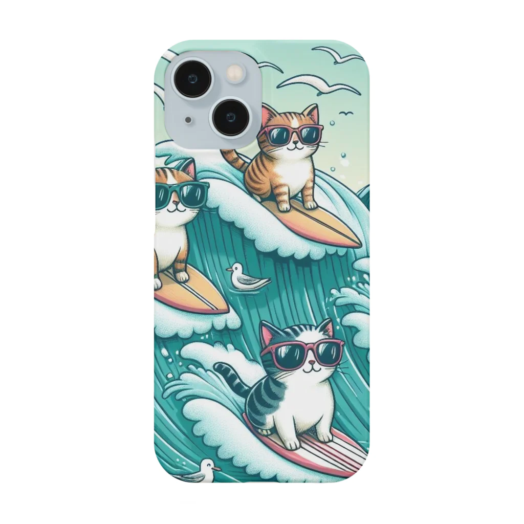 shingeraleのにゃんグラス Smartphone Case