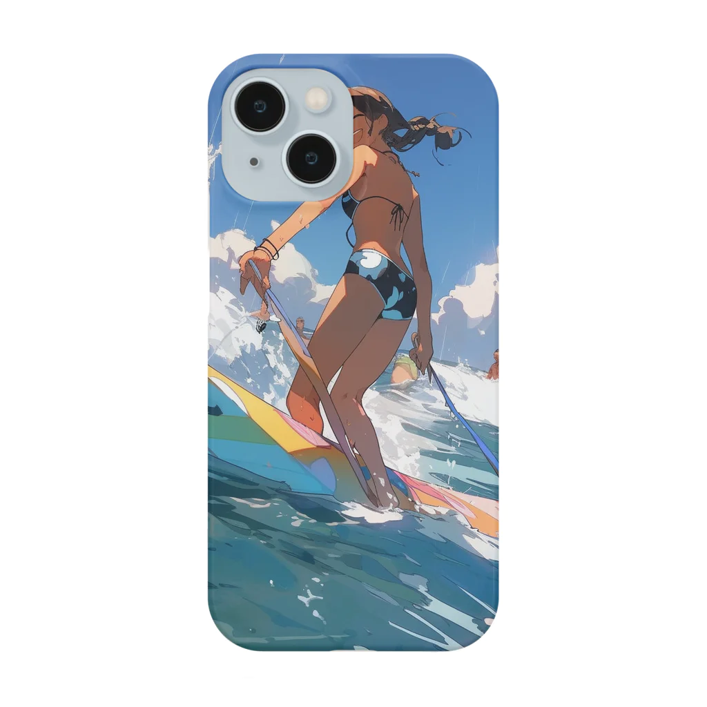 AQUAMETAVERSEのサーフｲンの波乗り　なでしこ1478 Smartphone Case