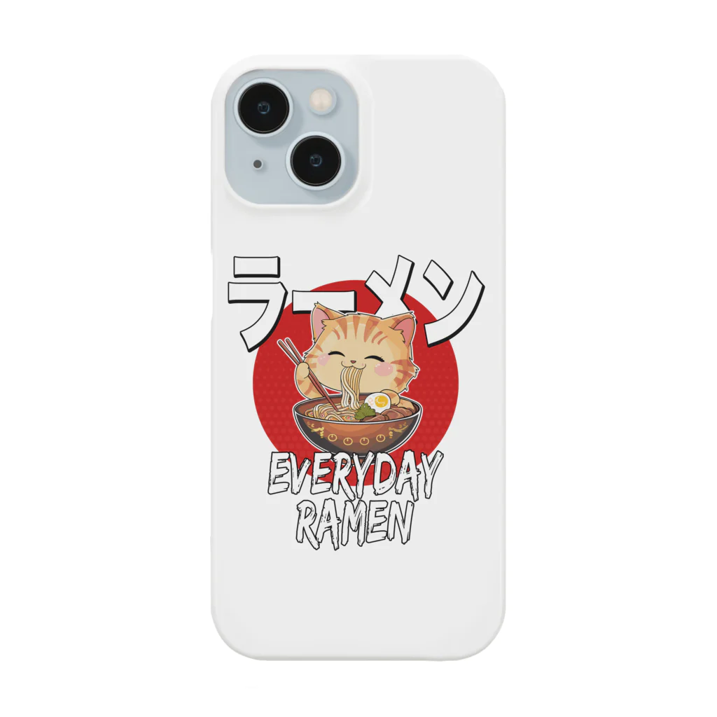 Stylo Tee Shopの毎日ラーメン猫ちゃん Smartphone Case