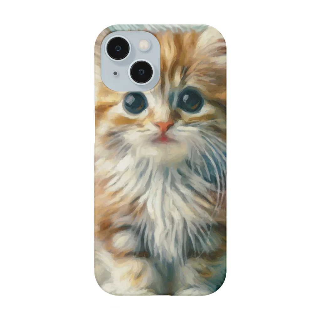 コネクトショップのゴッホ風ねこちゃん Smartphone Case