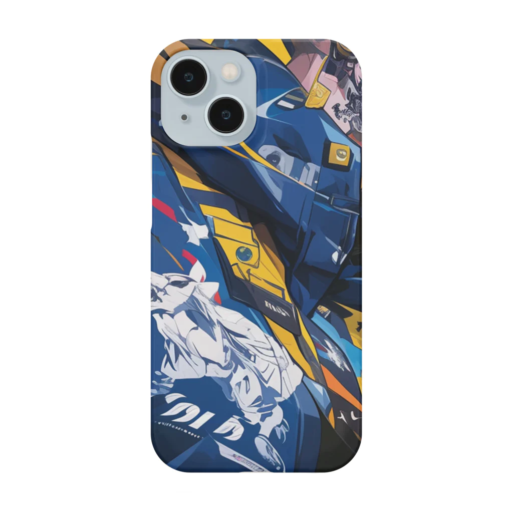 chill.lofi4545の原色イエロー Smartphone Case