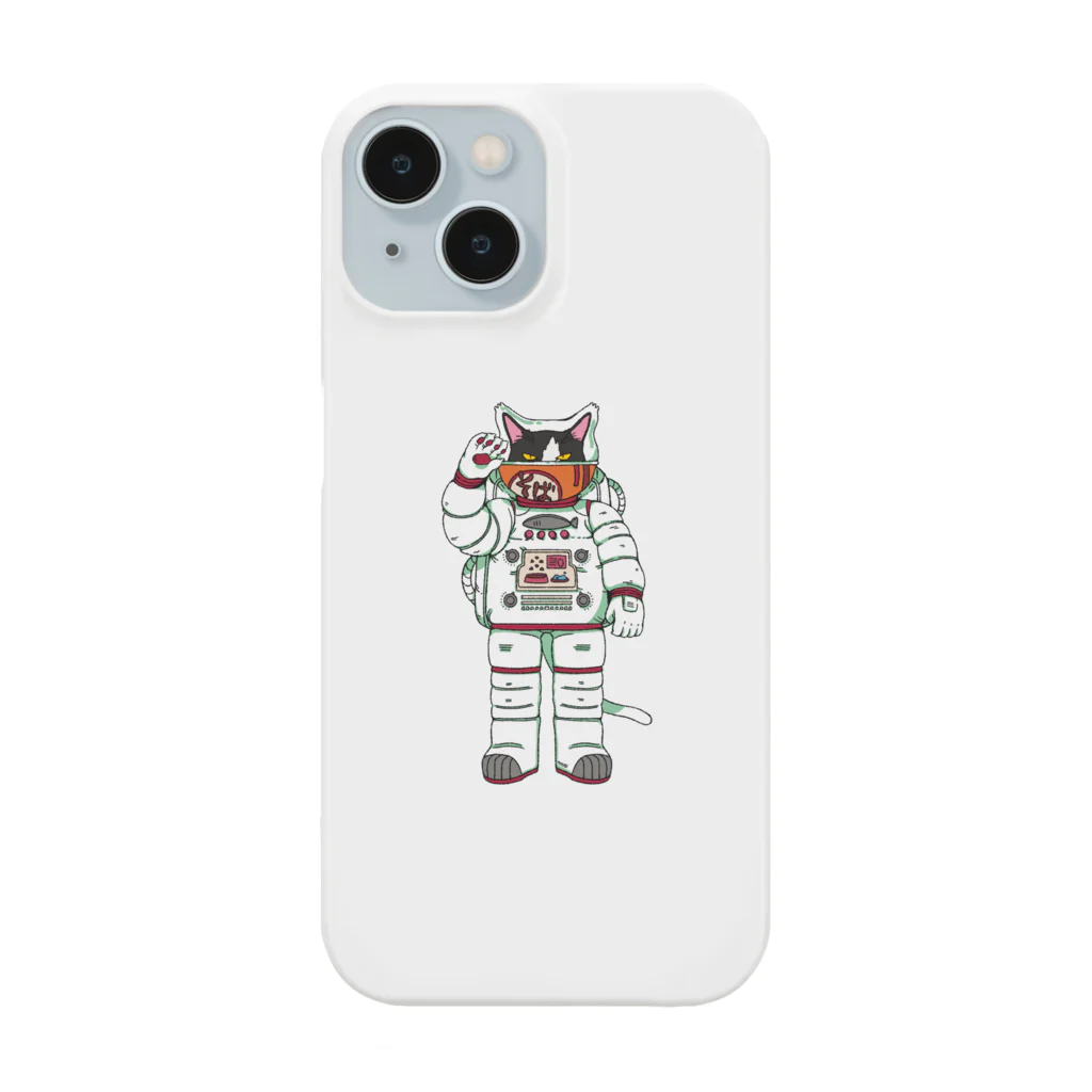 ももでるの宇宙飛行士猫(ホワイト) Smartphone Case