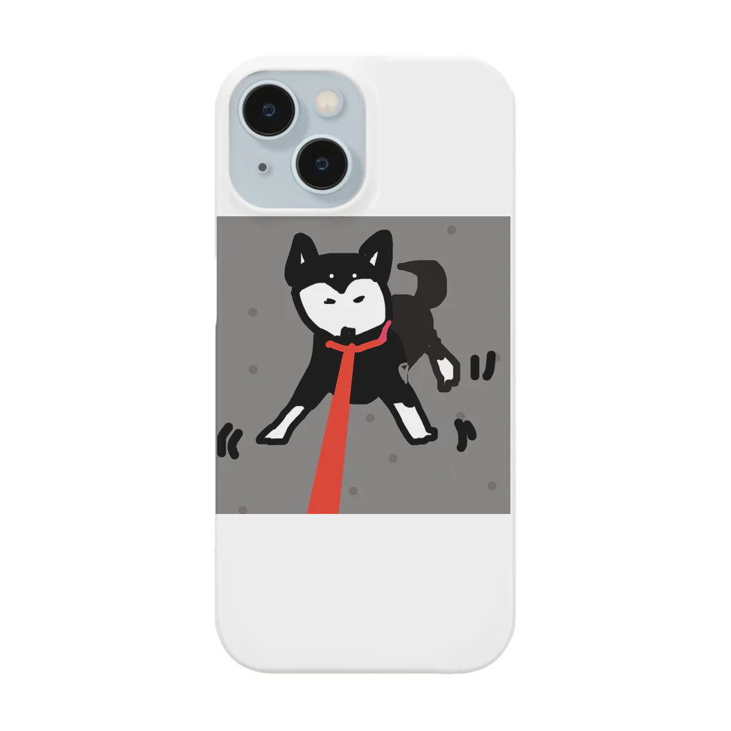 ペコりんショップの柴犬散歩拒否 Smartphone Case