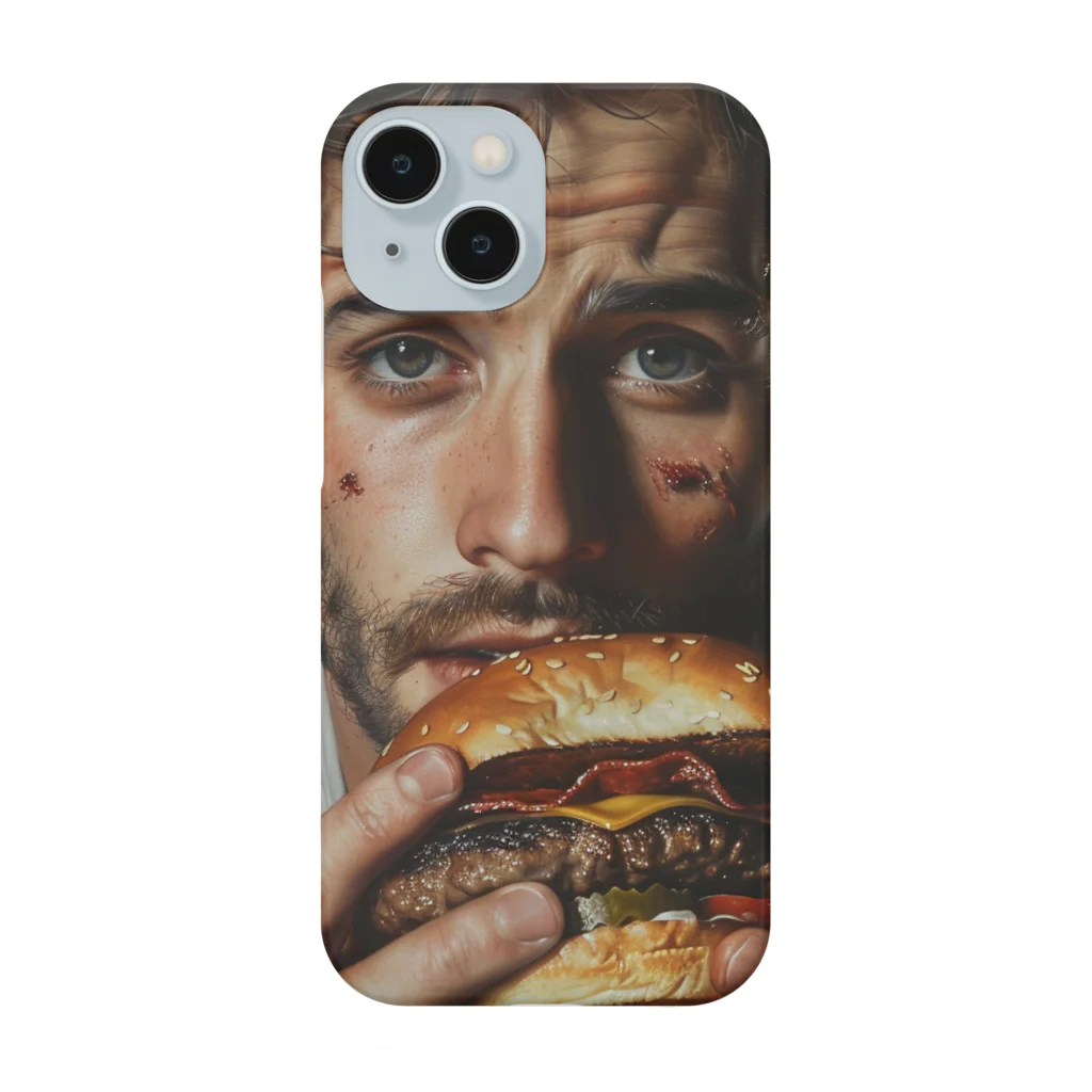 AQUAMETAVERSEのハンバーガーと男　エンジェル717 2065 Smartphone Case