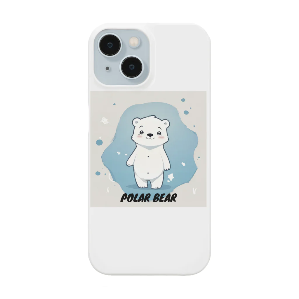 ぬぅ3の魔界出店のPolar Bear スマホケース