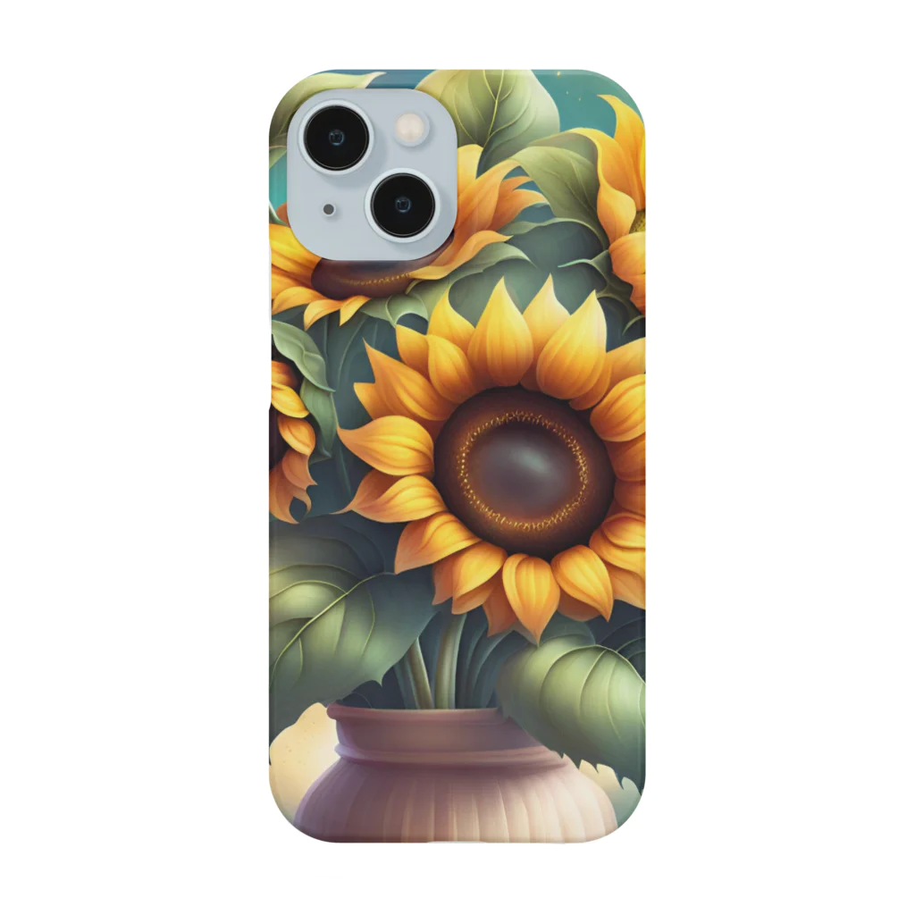 Flower Delightのひまわりの花束 Smartphone Case