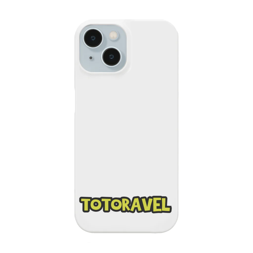 トトラベル - TOTORAVELのスマホケース（イエロー文字ロゴ） Smartphone Case