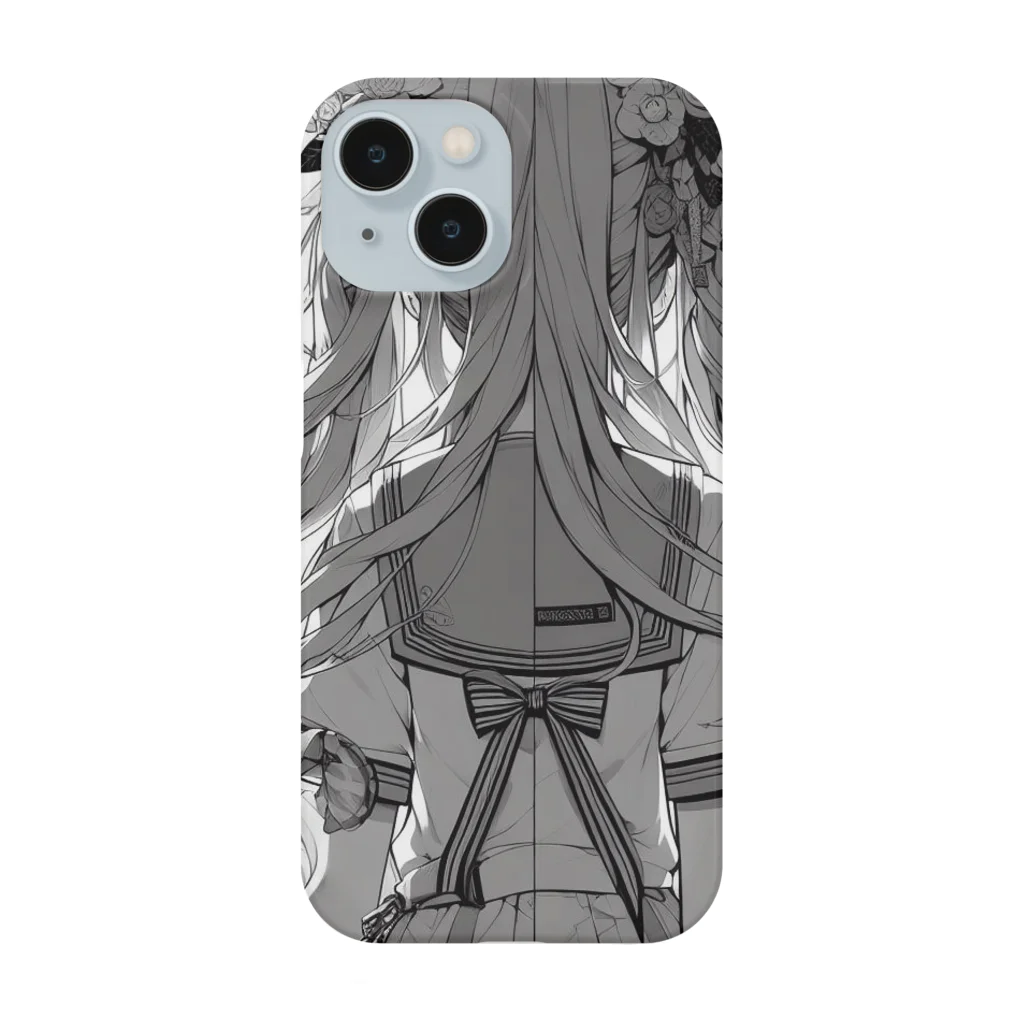 GIRLの後ろ姿の女の子 Smartphone Case