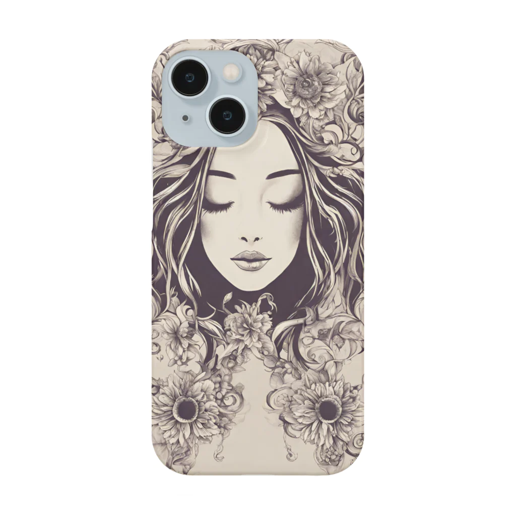 ニャン丸の女神の睡眠 Smartphone Case