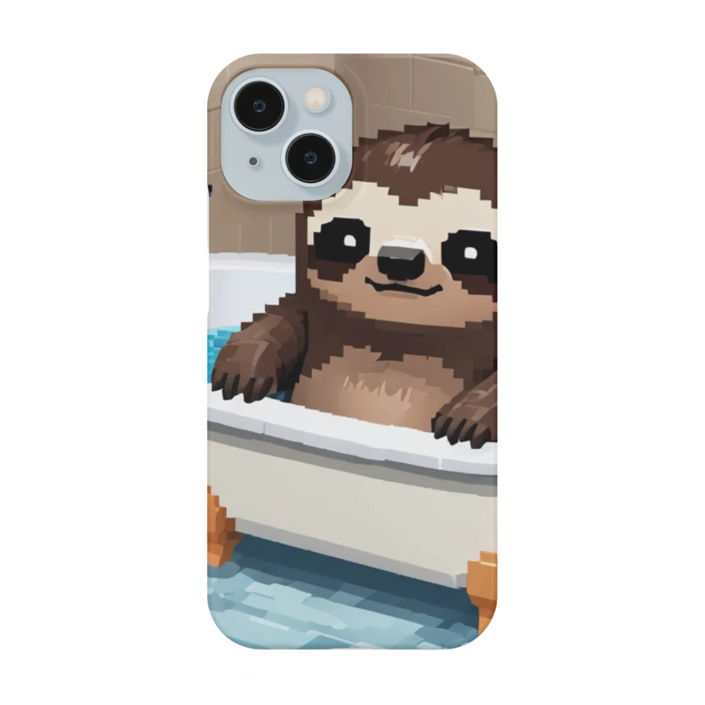 hinata__hinataのお風呂に入っているナマケモノ Smartphone Case