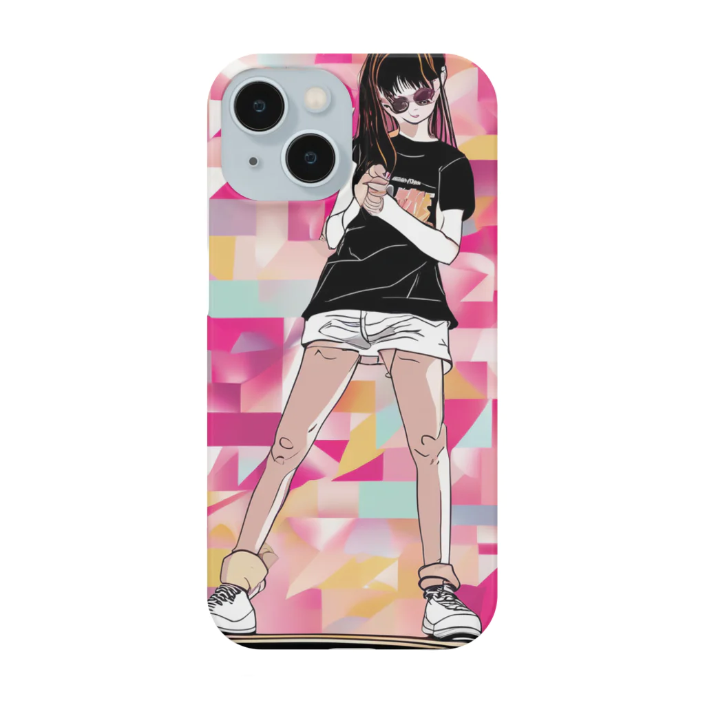 hade_raのスケボーガール Smartphone Case