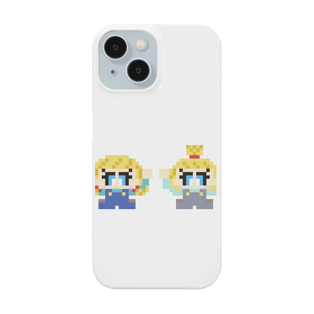 ちょんの落書き帳のドットガールちょちゃん Smartphone Case