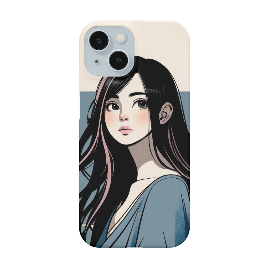 UKIYO-E_POP_by_convert_worksのゆるふわ女子 Smartphone Case