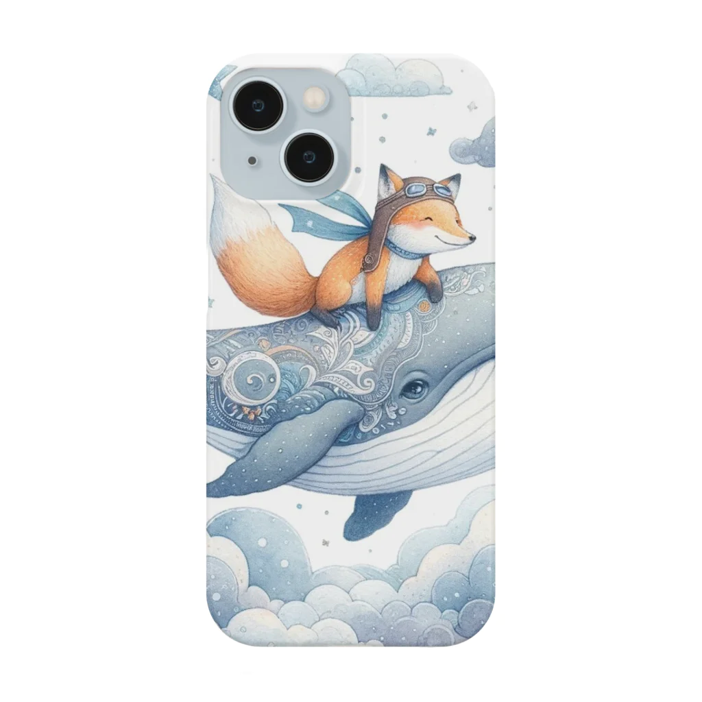 hinasoyuの鯨雲狐 Smartphone Case