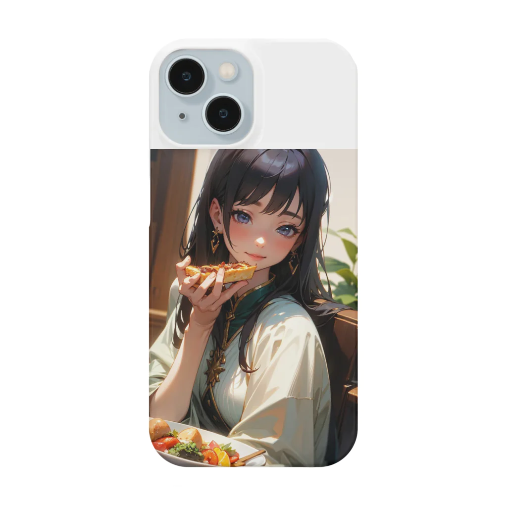 はぴはぴの本日のディナー美女 スマホケース