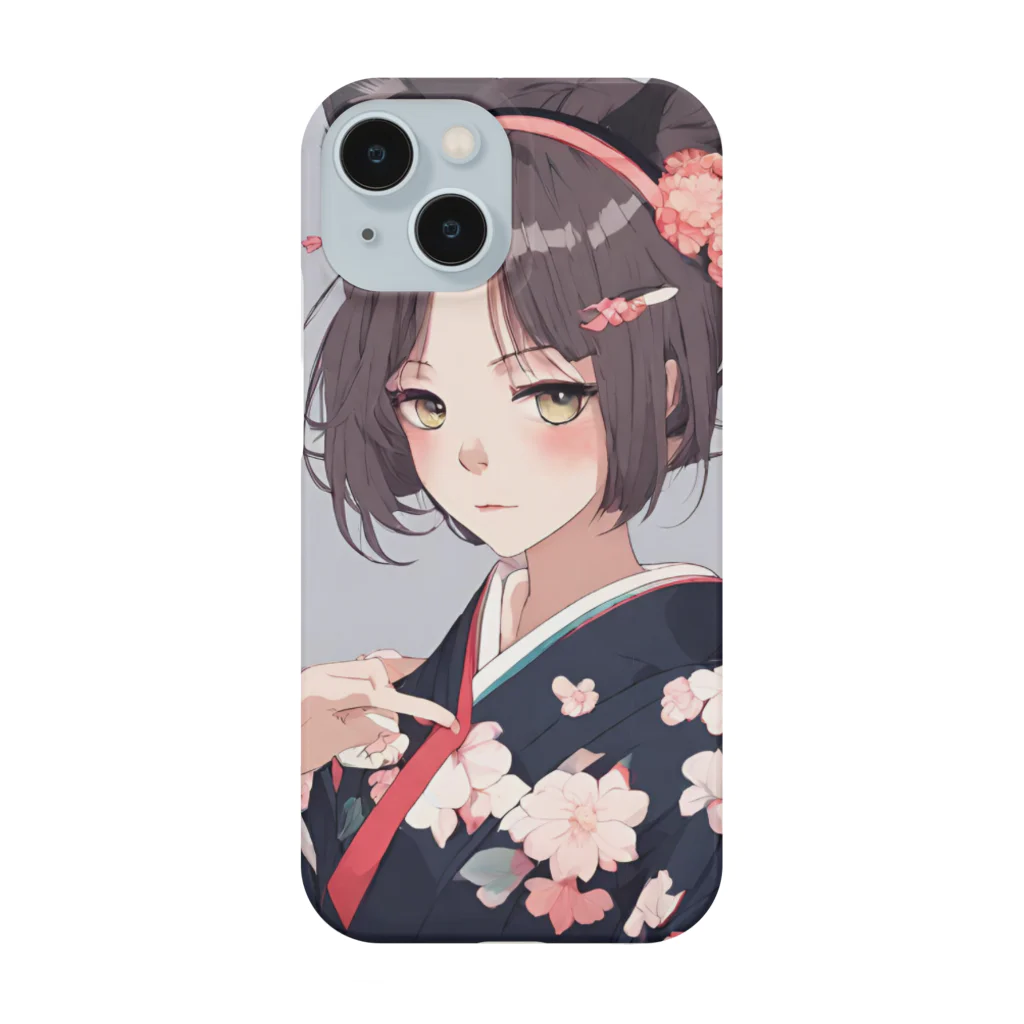 ショコラの和服に獣耳 Smartphone Case