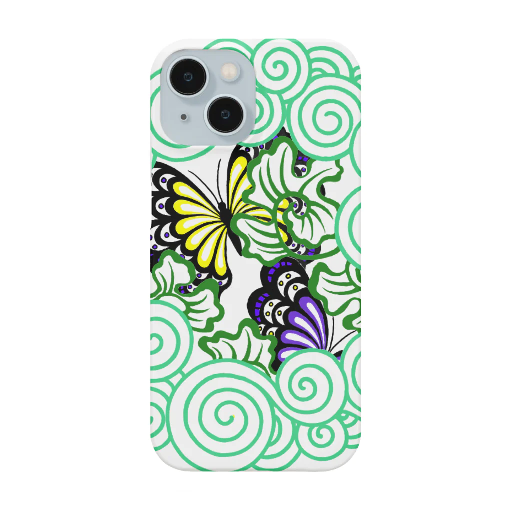 L-DORADOのJapanese butterfly  スマホケース