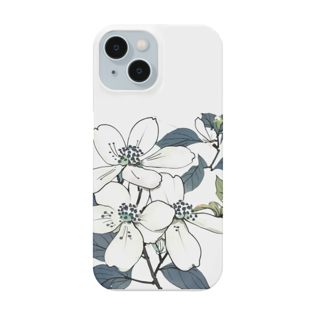 RetrowaveFlowerのRetrowaveFlower-ハナミズキ- Smartphone Case