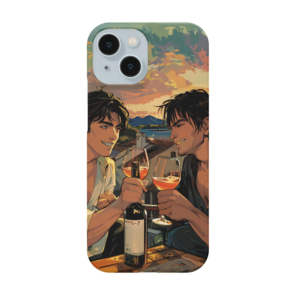 AQUAMETAVERSEのコルシカ島・ワインで乾杯　Tomoe bb 2712 Smartphone Case