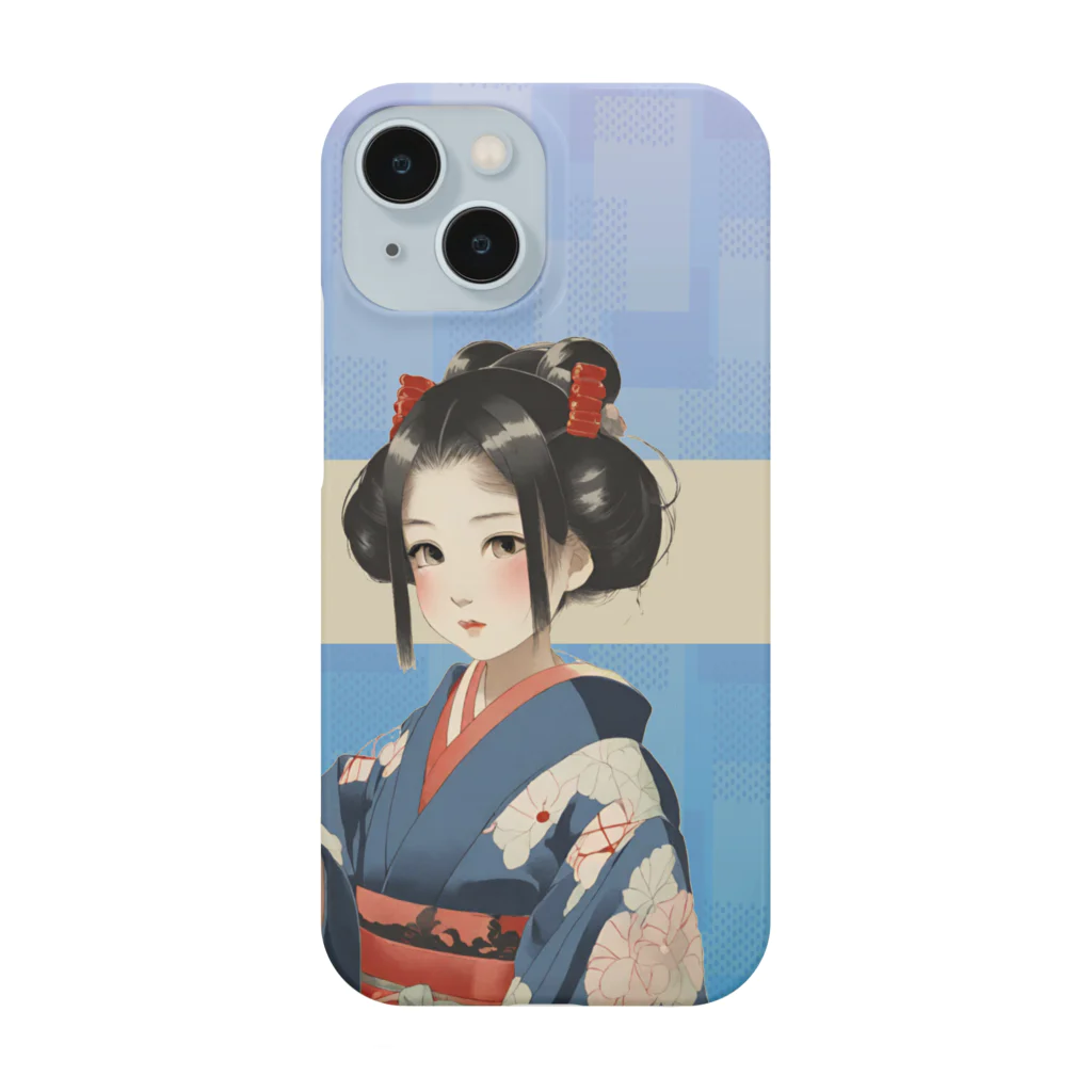 大正ロマン・昭和モダンの大正浪漫　美人画　「桜」 Smartphone Case