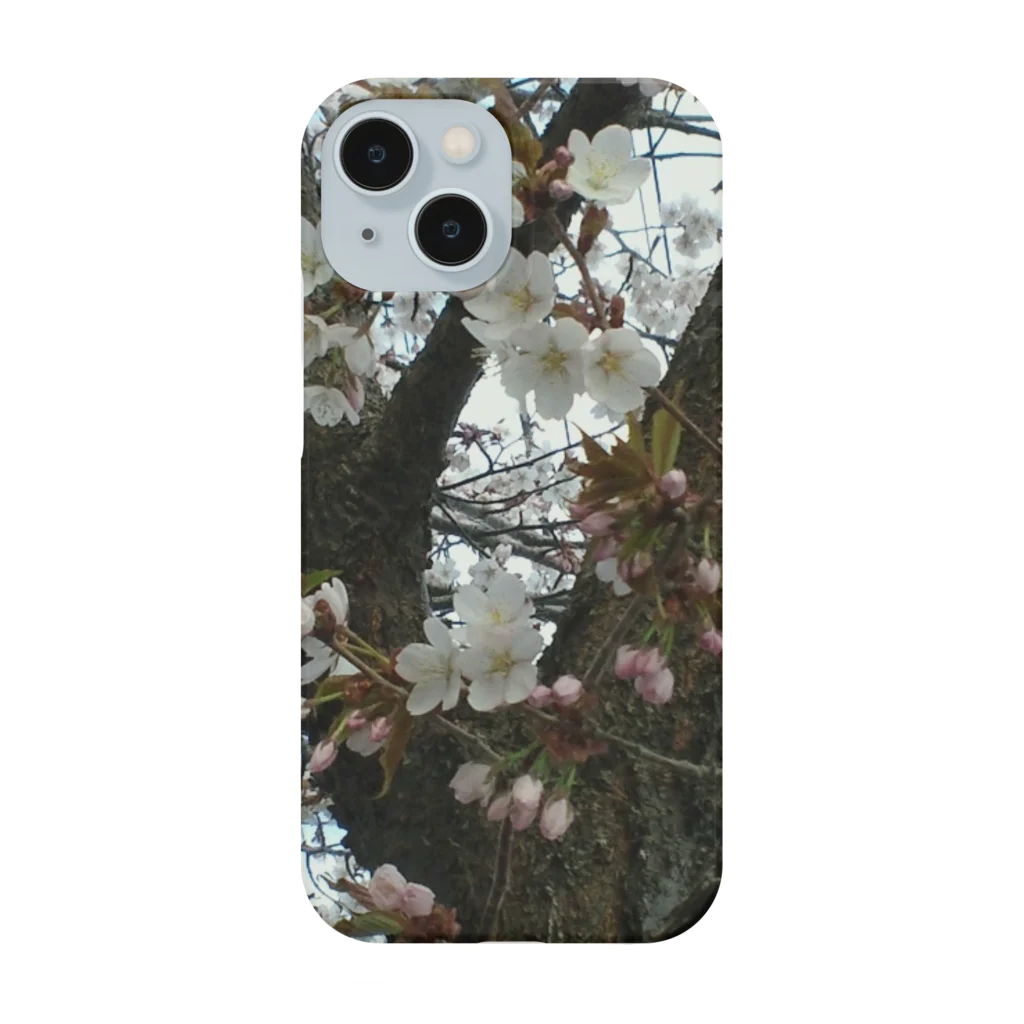 空屋　sorayakusakaの201605121700000　曇り日の桜 Smartphone Case