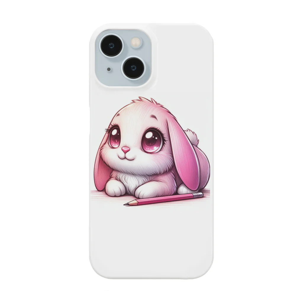 canneleのピンクウサギ Smartphone Case