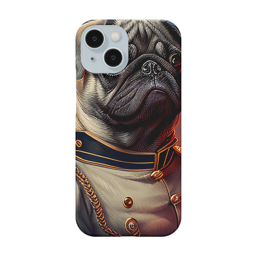 素敵ショップの将軍パグ Smartphone Case