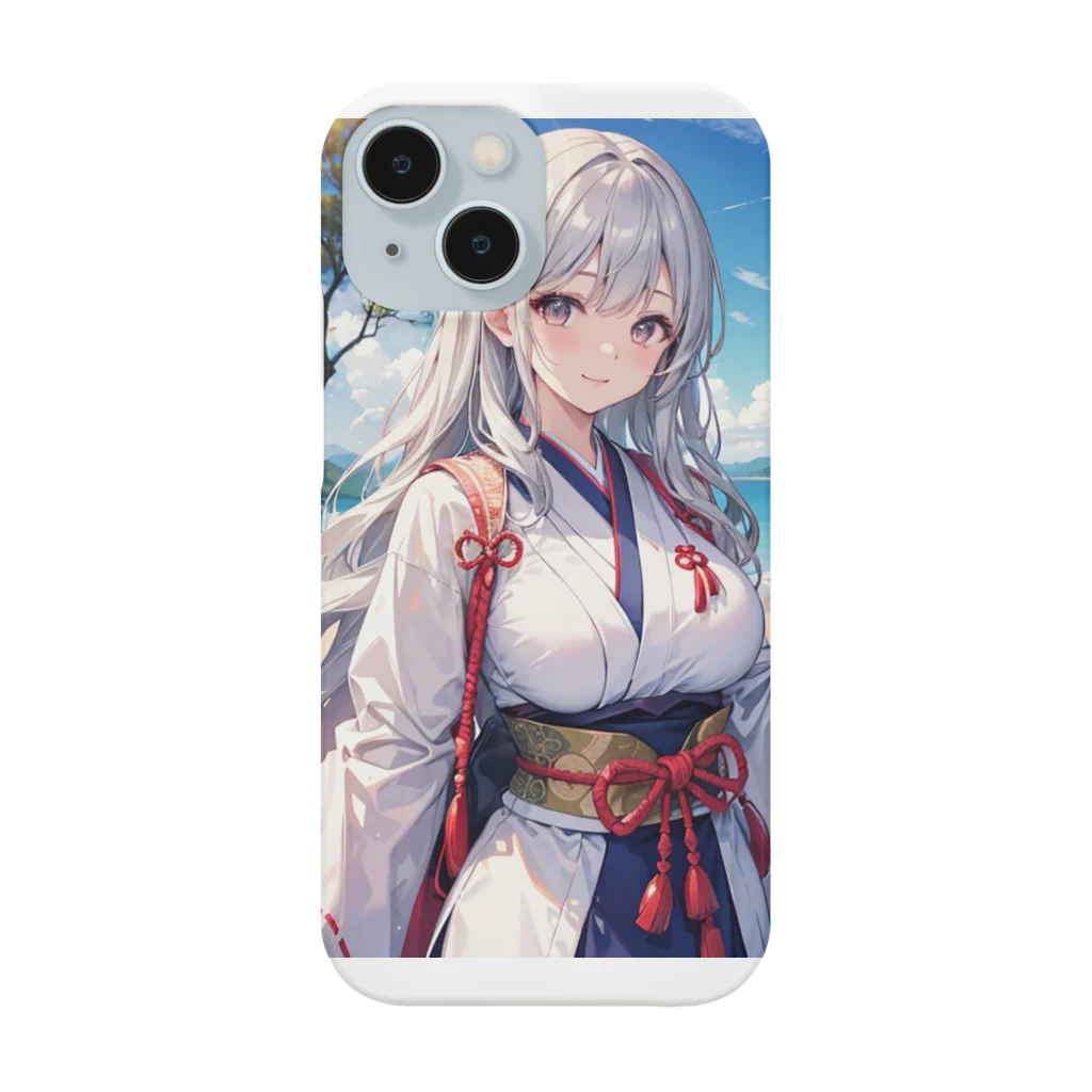 巫女スタぐらむの母性溢れる巫女 Smartphone Case