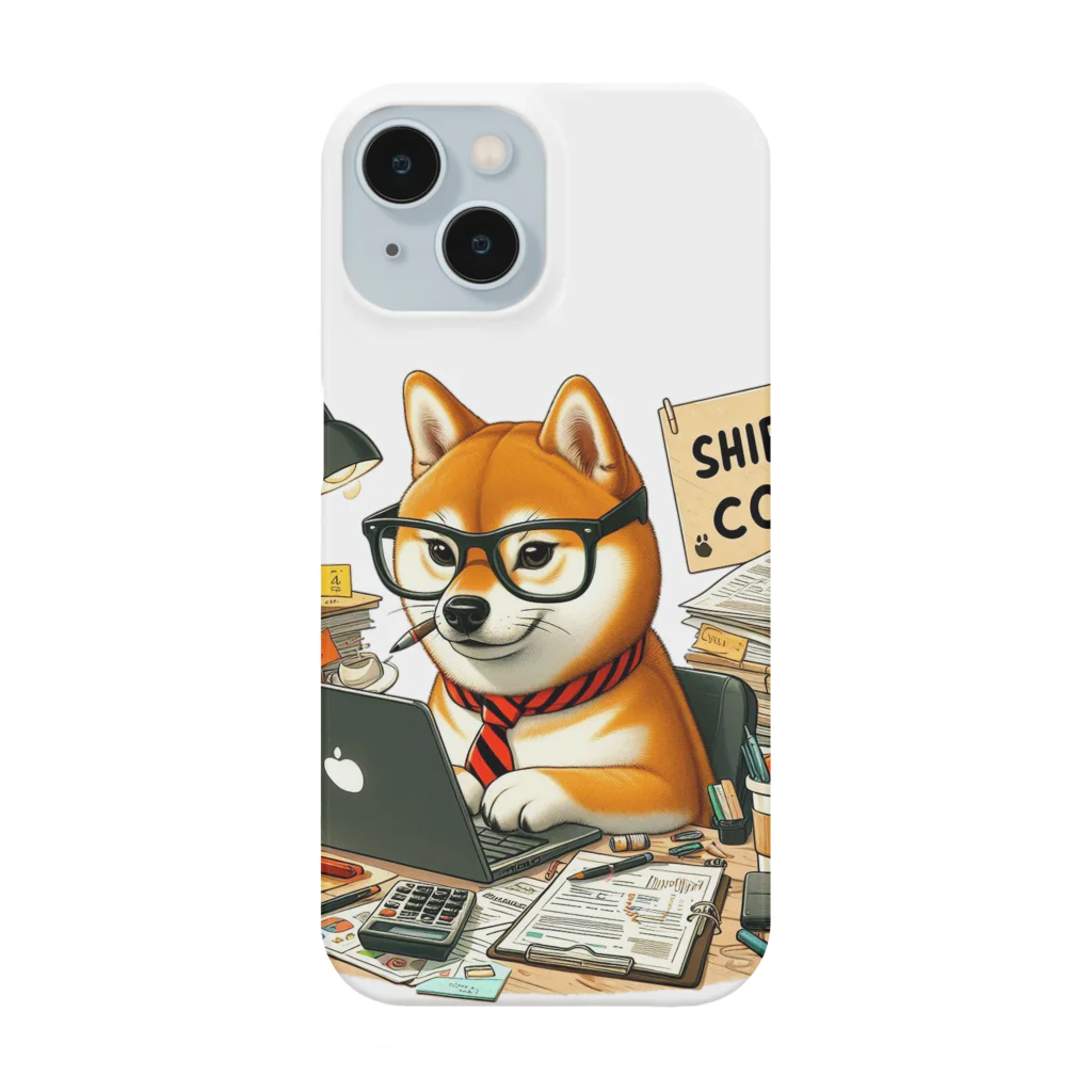 三十三犬堂のシバらくは忙しい柴犬 Smartphone Case