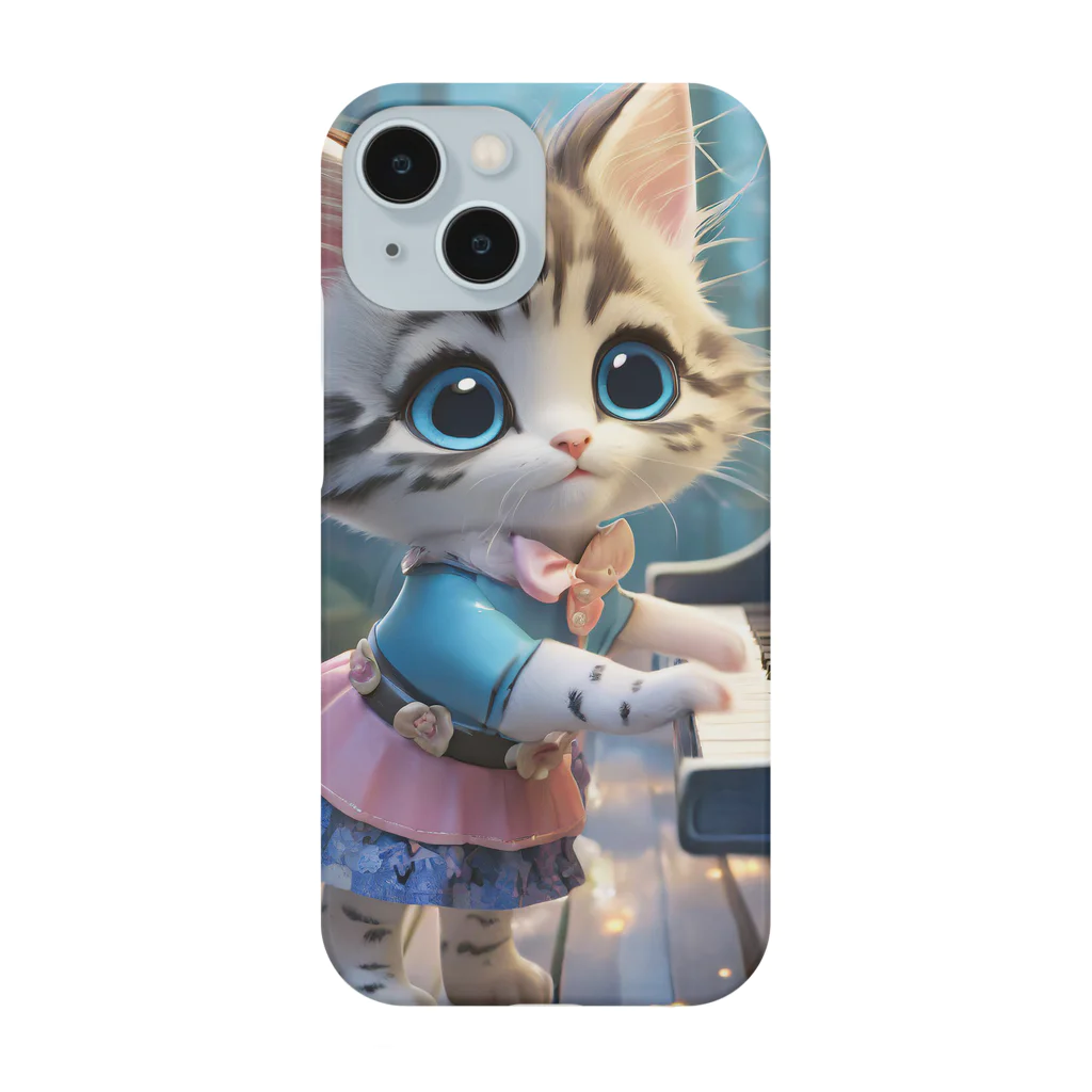 ねこねこねこんの猫とピアノ Smartphone Case