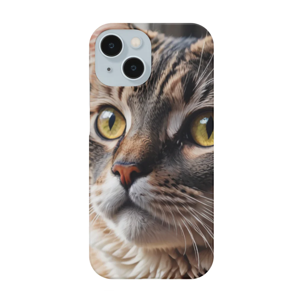 akatonbo1240の飼い主と愛情深いコミュニケーションを楽しむかわいいネコの姿🐱 Smartphone Case