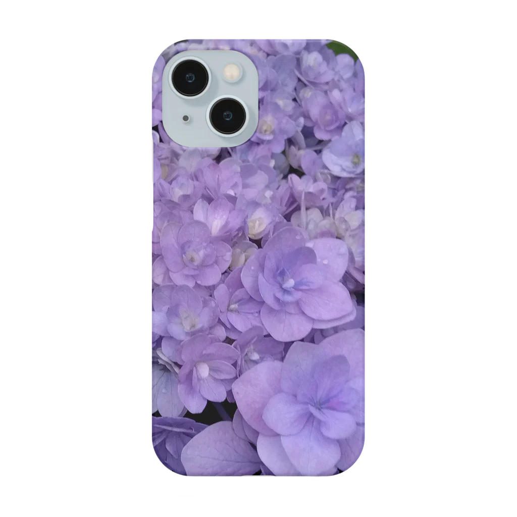 yurisacinの紫陽花（紫） Smartphone Case