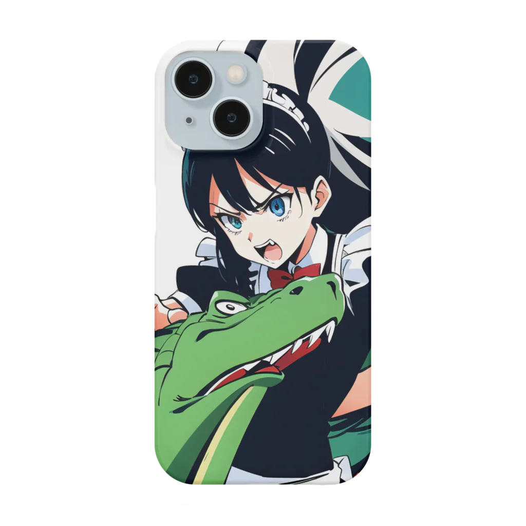 angry  maidのワニとメイド Smartphone Case