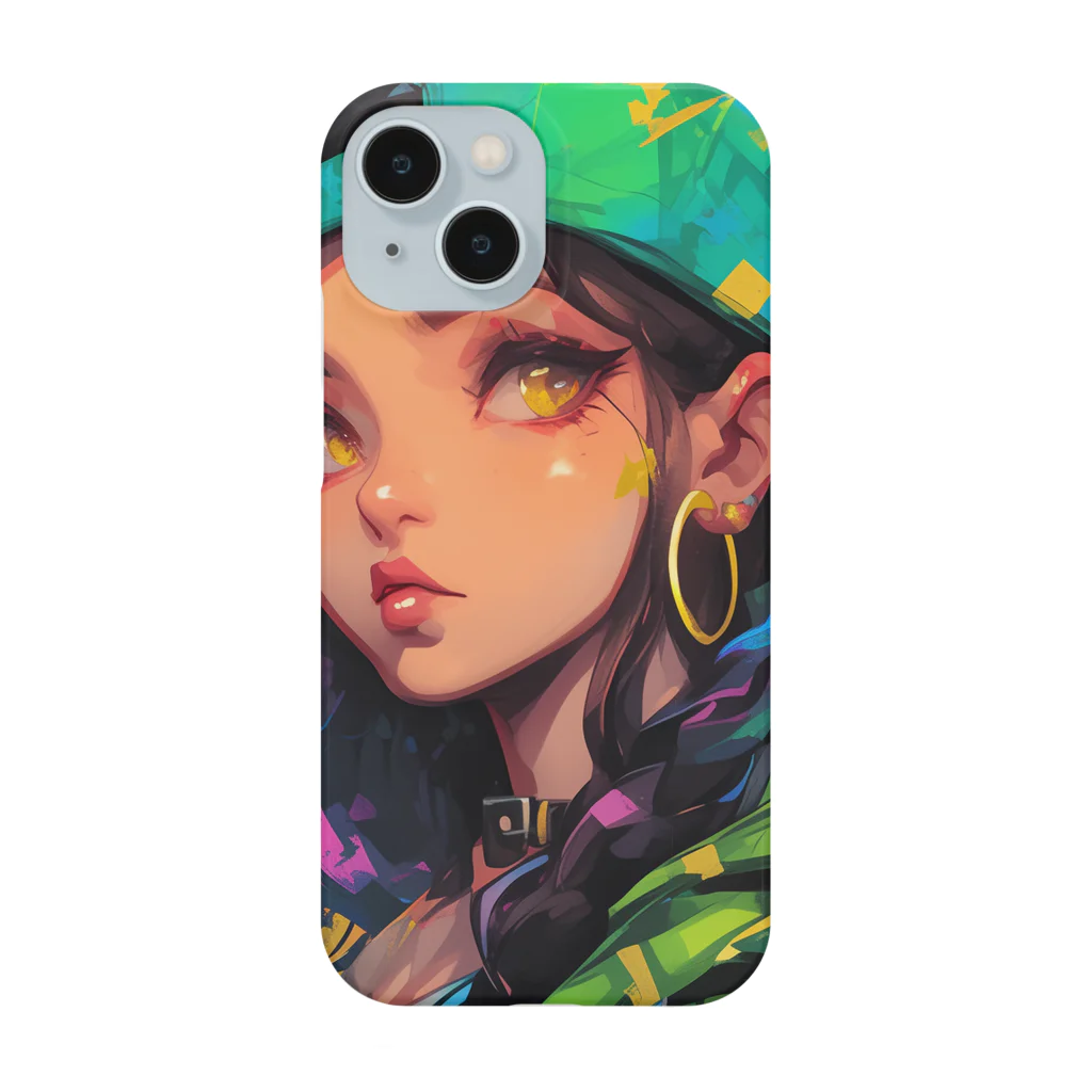 no_mi_Ke08のストリートガールのキャラクター　3 Smartphone Case